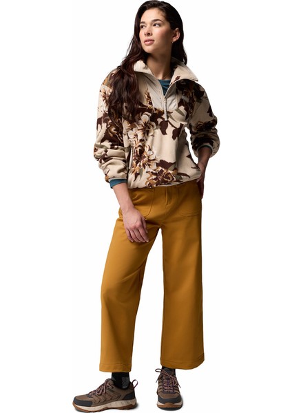 Sequoia Grove Printed Yarım Fermuarlı Kadın Polar Üst