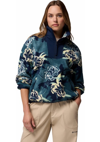 Sequoia Grove Printed Yarım Fermuarlı Kadın Polar Üst fırsatları