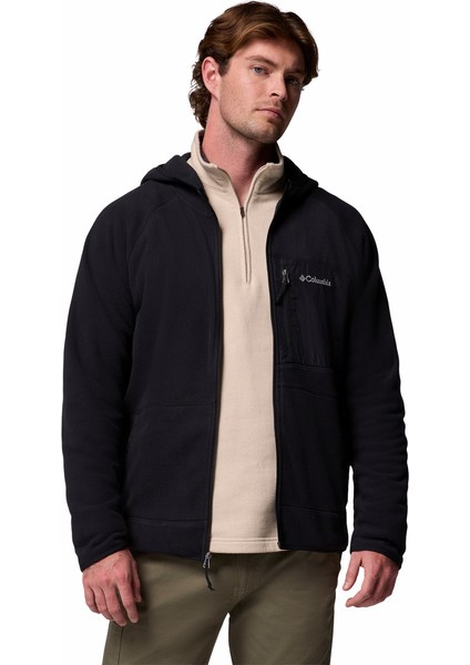 Fast Trek Overlay Kapüşonlu Tam Fermuarlı Erkek Polar Üst fırsatları