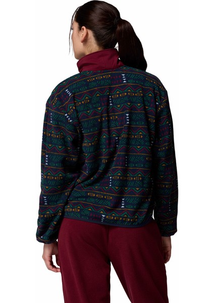 Sequoia Grove Printed Yarım Fermuarlı Kadın Polar Üst fiyatları