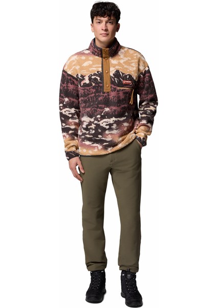 Helvetia Iı Printed Half Snap Erkek Polar Üst indirimleri