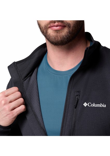 Essential Hike Grid Tam Fermuarlı Erkek Polar Üst