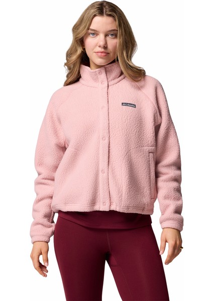 Jasper Ridge Pebbled Full Snap Kadın Polar Üst