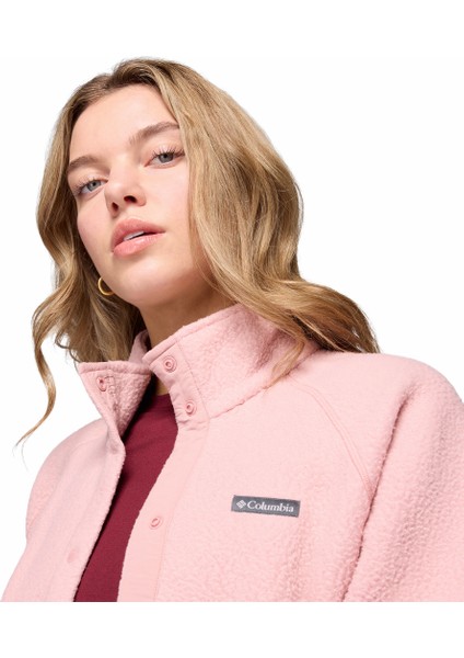 Jasper Ridge Pebbled Full Snap Kadın Polar Üst indirimleri