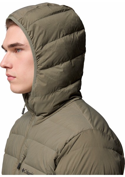 Drift Peak Stretch Kapüşonlu Erkek Kaz Tüyü Mont