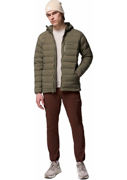 Drift Peak Stretch Kapüşonlu Erkek Kaz Tüyü Mont