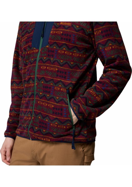 Sequoia Grove Printed Tam Fermuarlı Erkek Polar Üst