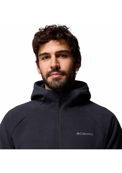 Arctic Peak Kapüşonlu Tam Fermuarlı Erkek Polar Üst