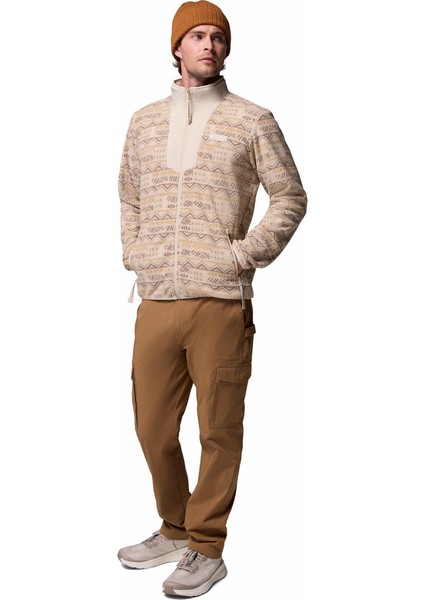 Sequoia Grove Printed Tam Fermuarlı Erkek Polar Üst