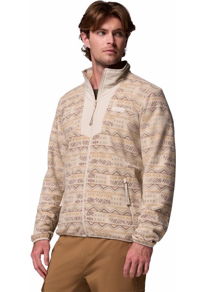 Sequoia Grove Printed Tam Fermuarlı Erkek Polar Üst modelleri