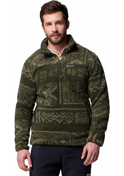 Rugged Ridge High Pile Yarım Fermuarlı Erkek Polar Üst