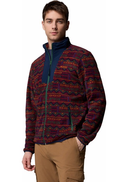 Sequoia Grove Printed Tam Fermuarlı Erkek Polar Üst modelleri