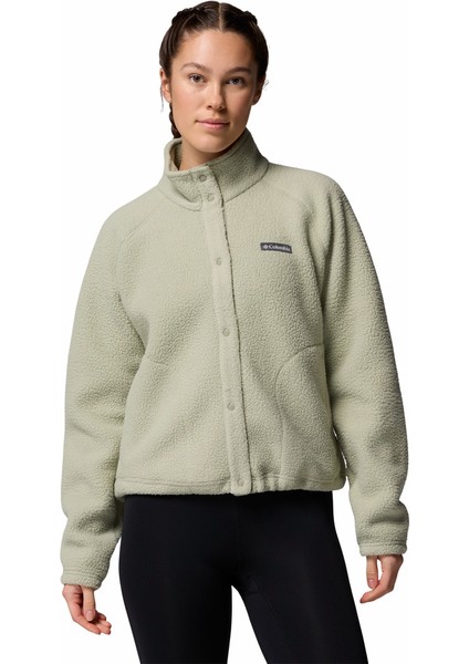 Jasper Ridge Pebbled Full Snap Kadın Polar Üst