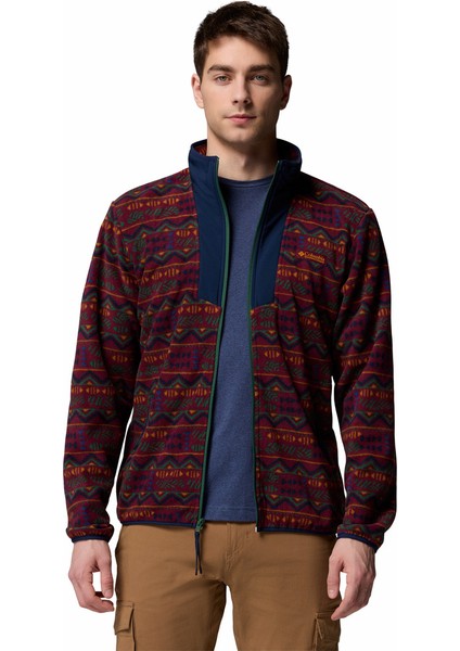 Sequoia Grove Printed Tam Fermuarlı Erkek Polar Üst fırsatları