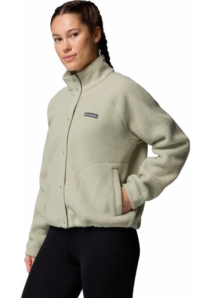 Jasper Ridge Pebbled Full Snap Kadın Polar Üst modelleri