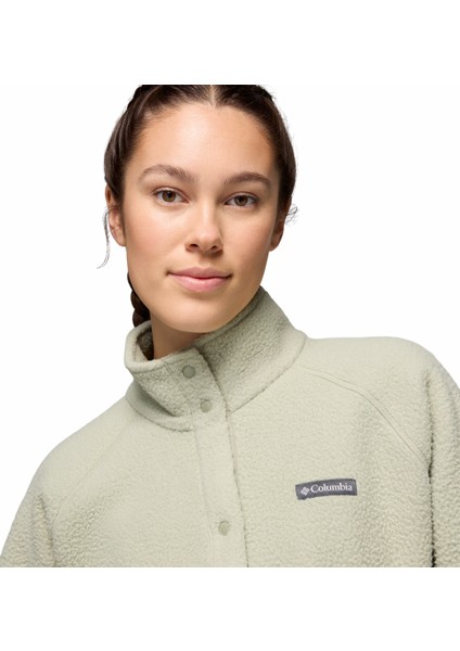 Jasper Ridge Pebbled Full Snap Kadın Polar Üst indirimleri