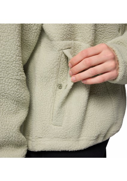 Jasper Ridge Pebbled Full Snap Kadın Polar Üst