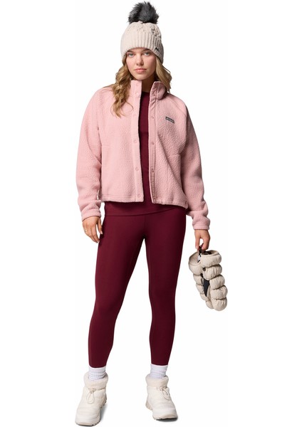 Jasper Ridge Pebbled Full Snap Kadın Polar Üst