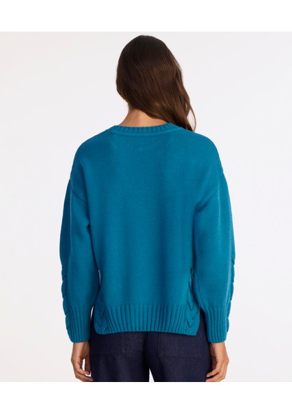 Regular Bisiklet Yaka Uzun Kol Kazak fırsatları