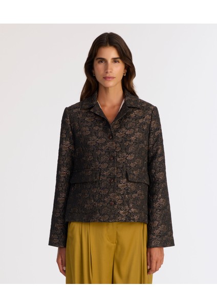 Regular Gömlek Yaka Uzun Kol Ceket