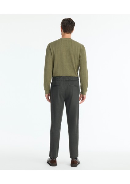 Straight Beli Lastikli Pantolon modelleri