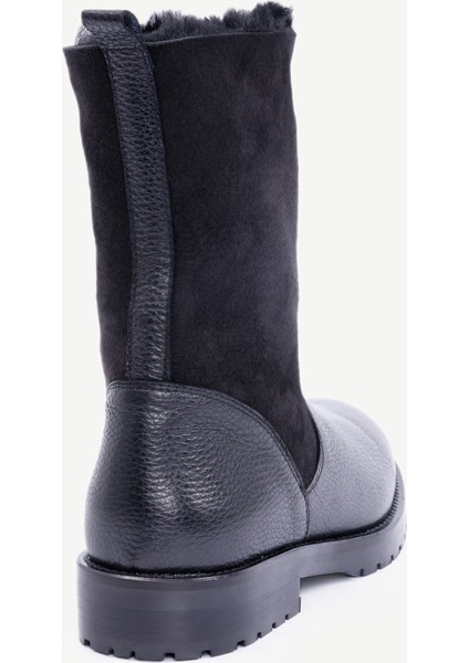 Içi Kürklü Deri Uzun Bot modelleri