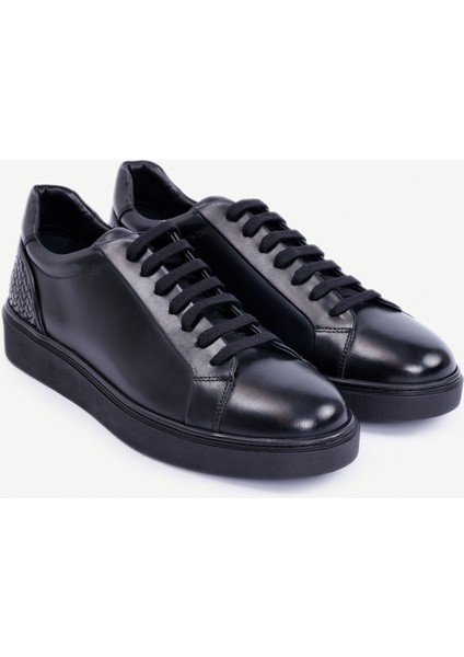 Arkası Örgülü Deri Spor Ayakkabı fırsatları