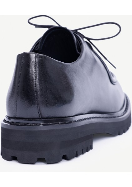 Bağcıklı Deri Düz Ayakkabı modelleri