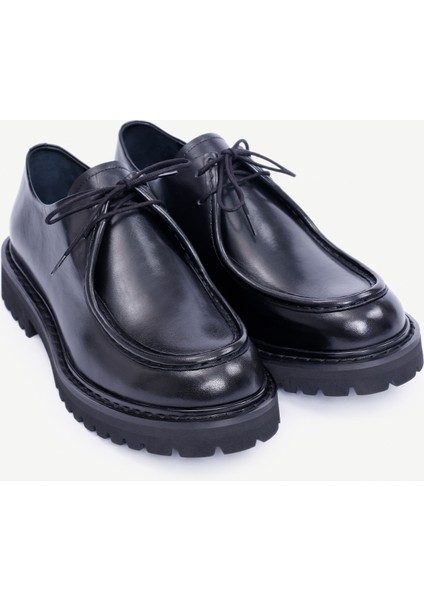 Bağcıklı Deri Düz Ayakkabı fırsatları
