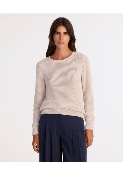 Regular Bisiklet Yaka Uzun Kol Kazak