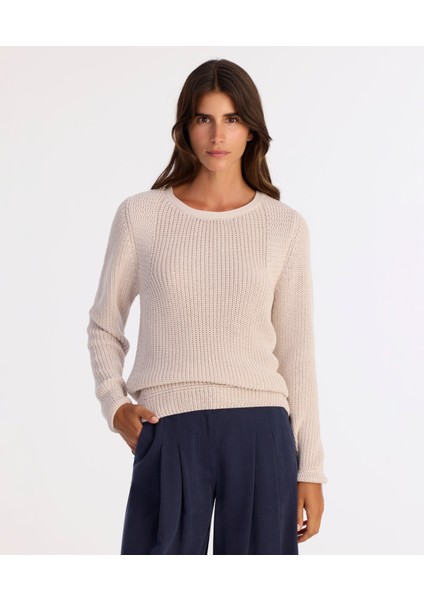 Regular Bisiklet Yaka Uzun Kol Kazak fiyatları