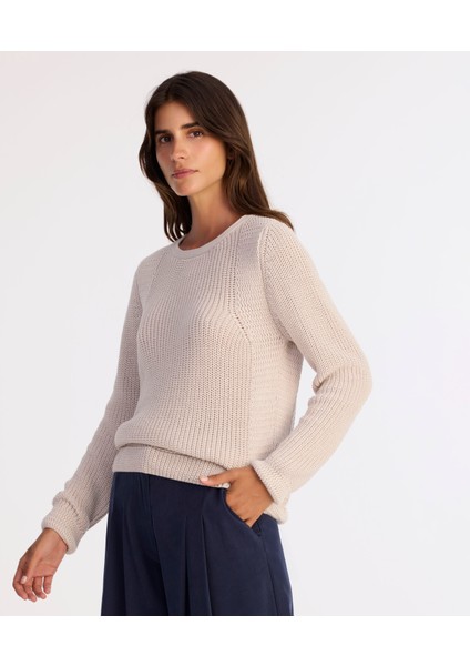 Regular Bisiklet Yaka Uzun Kol Kazak modelleri