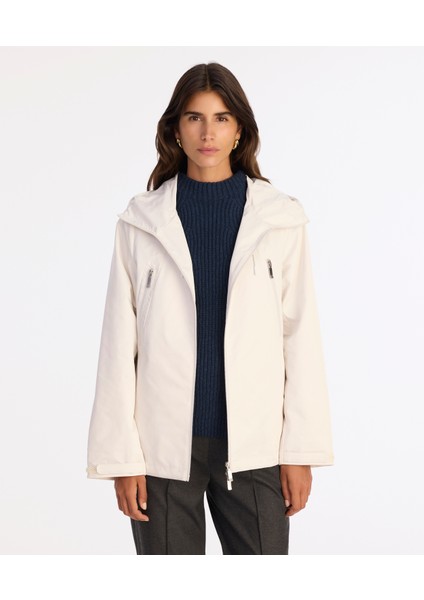 Regular Kapüşonlu Yaka Uzun Kol Yağmurluk