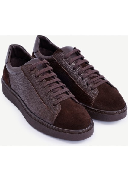 Süet Detaylı Deri Spor Ayakkabı fırsatları