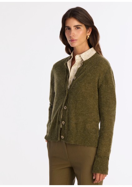 Regular Bisiklet Yaka Uzun Kol Hırka modelleri