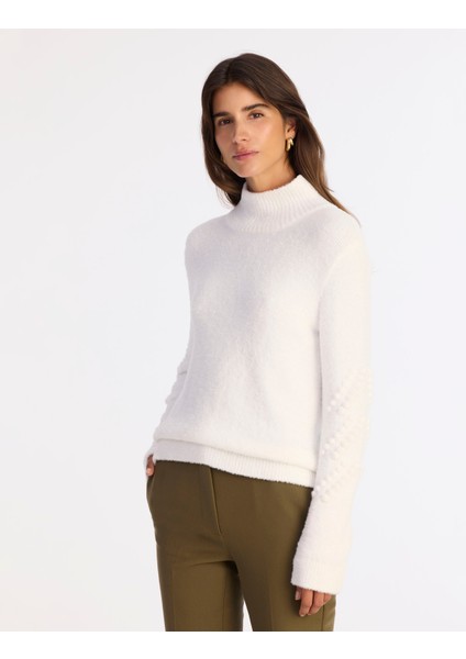 Regular Balıkçı Yaka Uzun Kol Kazak fiyatları