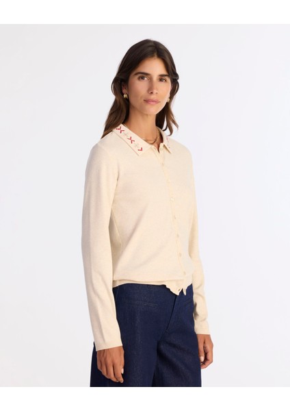 Regular Gömlek Yaka Uzun Kol Hırka fiyatları