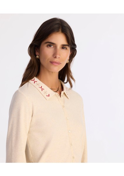 Regular Gömlek Yaka Uzun Kol Hırka modelleri