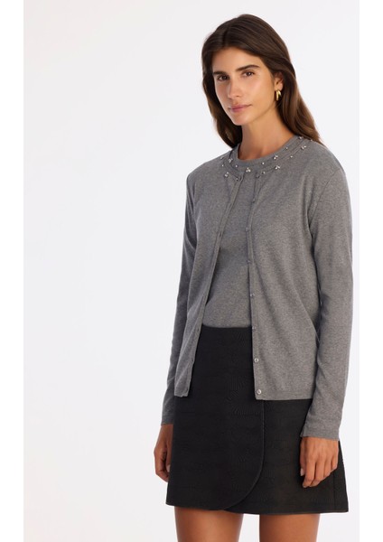 Regular Bisiklet Yaka Uzun Kol Hırka fiyatları