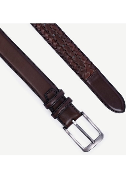 Örgü Baskılı Deri Kemer fiyatları