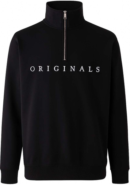 Siyah Erkek Sweatshirt