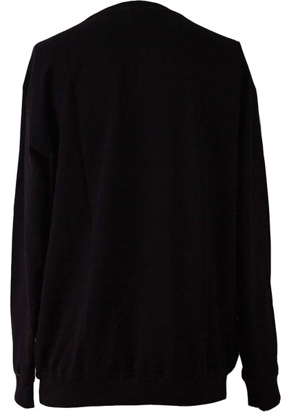 Siyah Erkek Sweatshirt modelleri