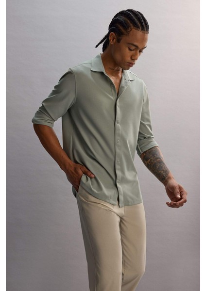 Fit Uzun Kollu Gömlek F8642AX25AU