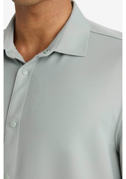 Fit Uzun Kollu Gömlek F8642AX25AU