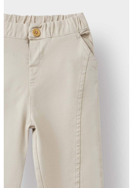 Erkek Bebek Beli Lastikli Düz Paça Gabardin Pantolon A8429A525AU fiyatları