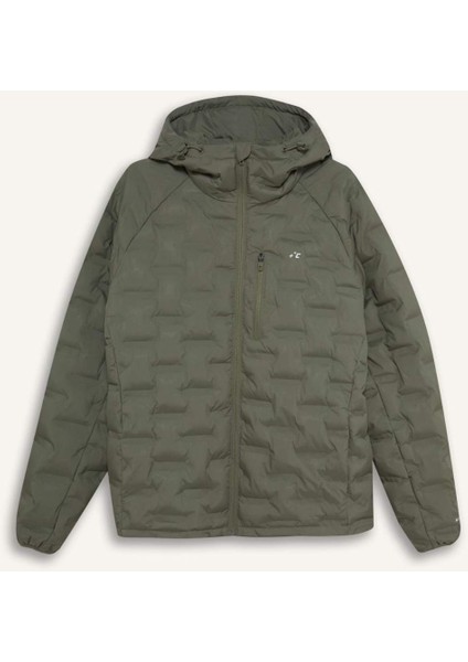 Fit Su İtici Regular Fit Kapüşonlu Fermuarlı Kapitoneli Şişme Mevsimlik Mont C6052AX25AU