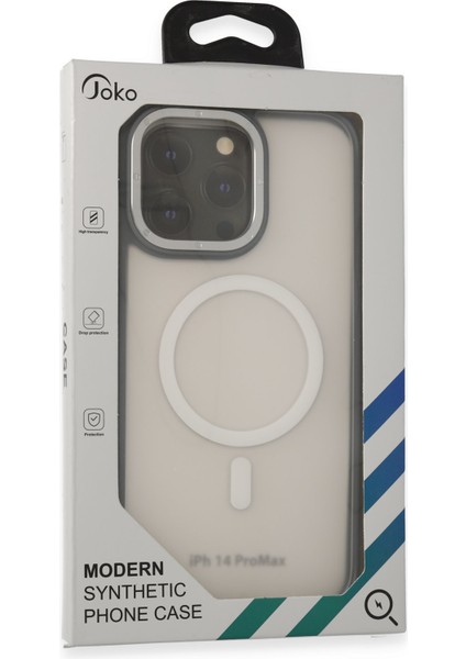 Iphone 14 Pro Max Kılıf Rocky Magsafe Kapak - Siyah-Sarı Lzwdr indirimleri