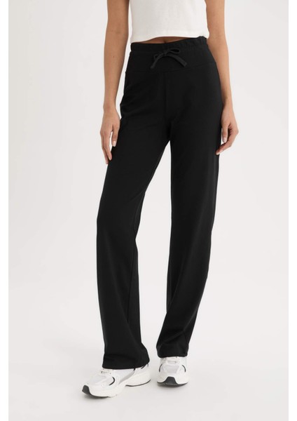 Fit Flare Fit Yüksek Bel İspanyol Paça Sporcu Pantolon fırsatları