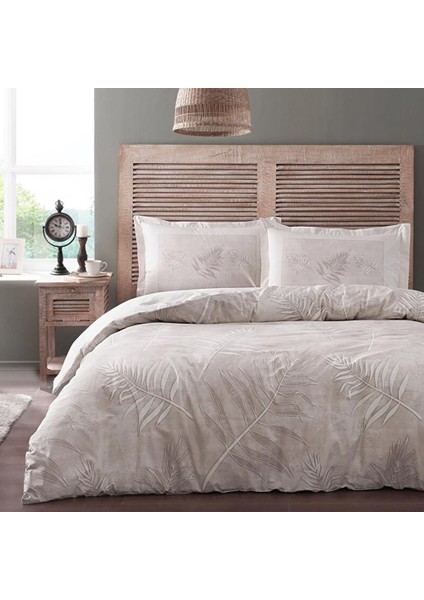 Özdilek Çift Kişilik Ranforce Nev Takımı Frunze Kahve