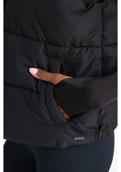 Fit Su İtici Regular Fit Dik Yaka Fermuarlı Cepli Şişme Yelek E9209AX25AU